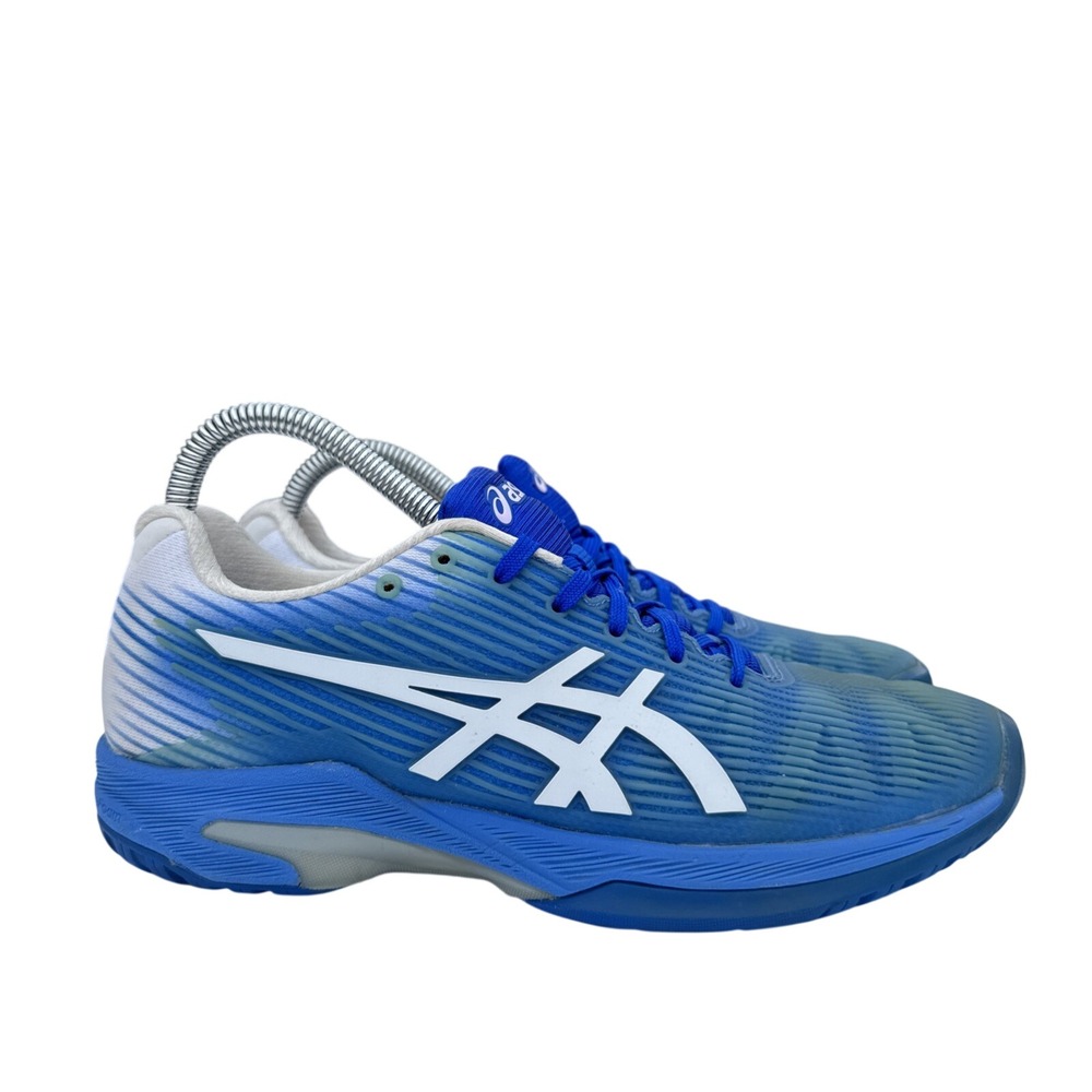 ASICS Shoe Women's 7 Blue Coast Solution Speed FF Flyte Walk Running Trainers